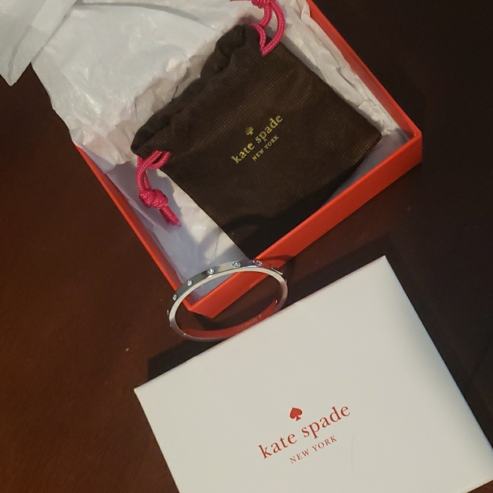 Kate Spade silver bracelet- new in box